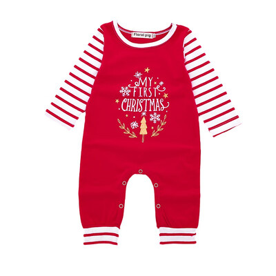 

Baby Christmas Long Sleeve Jumpsuit Newborn Bodysuit 2018 New Autumn Baby Jumpsuit Infant Playsuit 3-18M