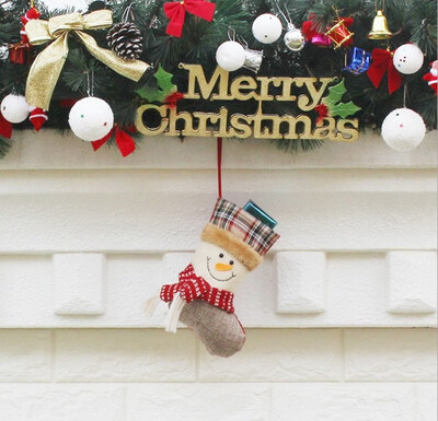 

FUNNYBUNNY Christmas Socks Gift Bag Santa Claus Snowman Elk Decoration Oversized Christmas Socks