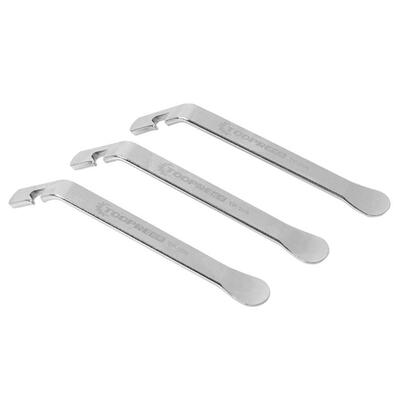 

3pcs Curved Stainless Steel Bike Bicycle Tire Levers Remover Repair Tools