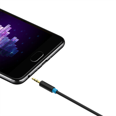 

VENTION 35mm to 65mm Audio Cable Male to Male Audio Cable for Phone Speaker Guitar 5m Black