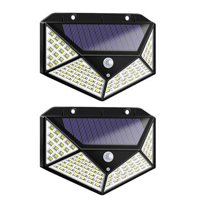 

100LED Solar Motion Sensor Wall Light Outdoor Waterproof Yard Security Lamp