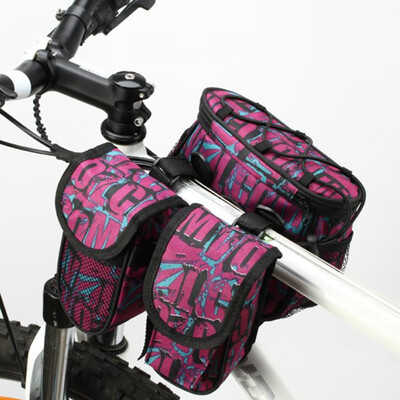 

2019 new mountain bicycle tube bag four-in-one bicycle bag faucet handlebar bag bicycle saddle bag 3 Color