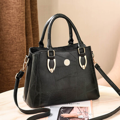 

2019 spring new European&American big bag shoulder bag simple handbag diagonal bag fashion handbag