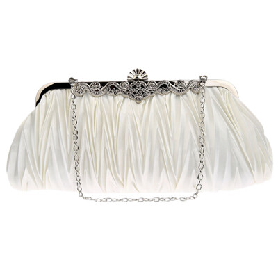

Tailored Womens Evening Handbags Simple Dinner Bag Clutch Bag Folds Handbag Ladies Bag