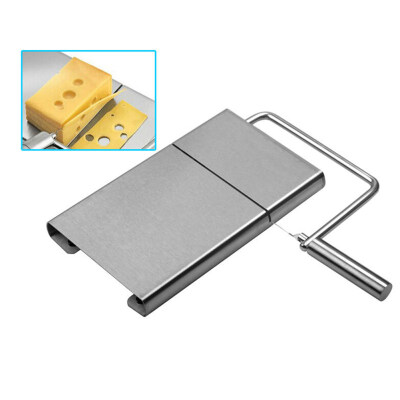 

Stainless Steel Wire Cheese Slicer Cutter Butter Cutting Board Kitchen Tool