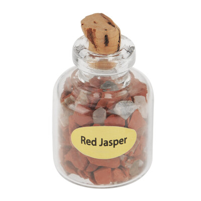 

Greensen 9Pcs Mineral Specimen Bottles Chip Crystal Tumbled Stones Set Mini Stones BottlesChip Crystal Bottles