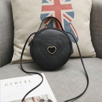 

2019 New Style Heart Zipper Ladies Handbags Cross Body Messenger Bag Women Shoulder Bags Tote Satchel Handbag