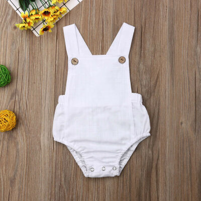 

Newborn Baby Boy Girl Romper Bodysuit Sunsuit Summer Outfit Set Clothes