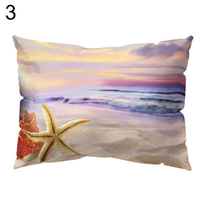 

Fresh Starfish Shell Throw Pillow Protector Case Cushion Cover Bedding Articles