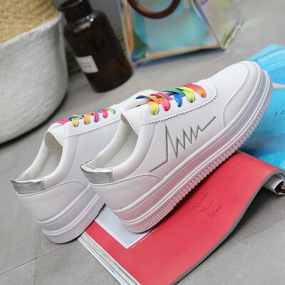 

StudentsBasic Small White Shoes Summer Thick-soled Sports Shoes