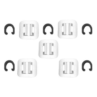 

5pcsset Bicycle Cycle MTB C-Clips Buckle Hose Brake Line Gear Cable Housing Guide Brake Deduction Bicycle Accessory Cables