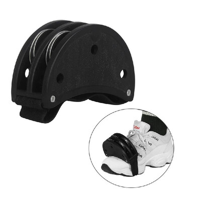 

ABS Foot Tambourine with 2 Sets Metal Jingle Bell Cajon Box Drum Companion Accessory
