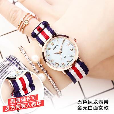 

Womens watch waterproof fashion 2019 new trend student leisure couple watch Korean version of simple atmospheric womens watch