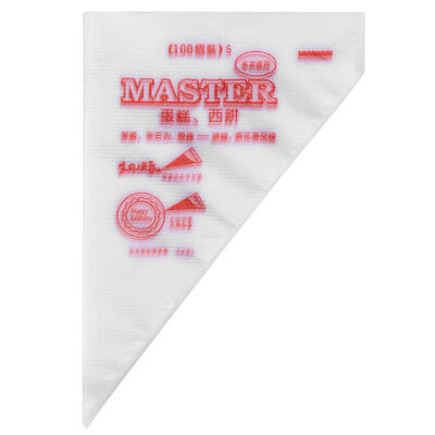 

100pcs Disposable Piping Bag Icing Nozzle Fondant Cake Decorating Tool