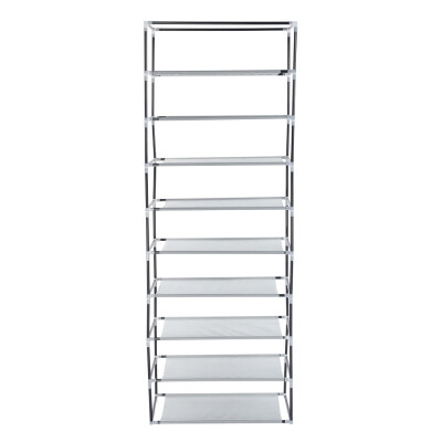 

Siaonvr 10-Tier Shoe Rack Storage Organizer with Dustproof Non-woven Fabric Cover