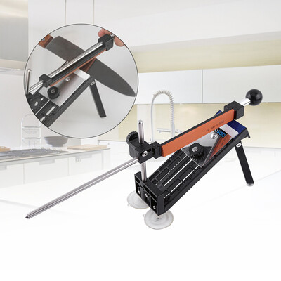 

Professional Kitchen Sharpening Knife Sharpener System Fix Angle with 4 StonesSharpening FrameSharpening Knife