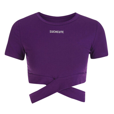 

Starmoon Sexy Women Strappy Short Sleeve Pure Color Top Fashion T Shirt Ladies Blouse