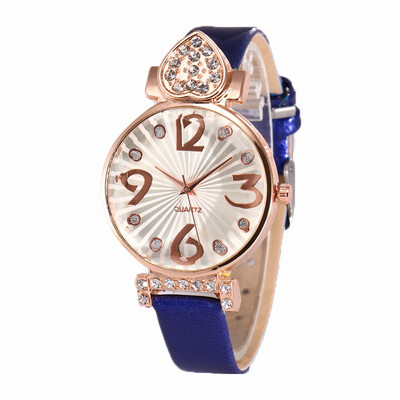 

Mens Quartz Watch Scratch Heart Watch Student Sports Casual Watch Male
