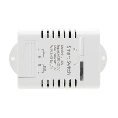

1-CH 16A AC 85V-250V WIFI Switch wTiming DelayAPP ControlAlex WIFI Smart Relay Switch Module Case for Smart Home