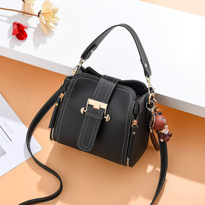 

New small bag womens bucket bag Han edition one-shoulder bag high-fire fairy one-shoulder bag