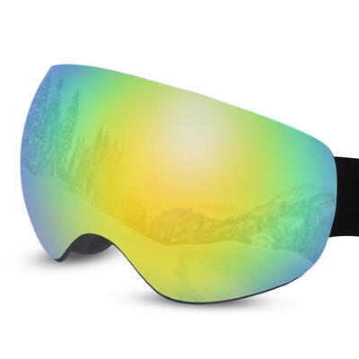 

Greensen BE NICE 4701 Childrens Anti-fog Ski Goggles Spherical Frameless Snow Goggle Anti-Slip Strap