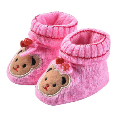 

Toddler Baby First Walker Cute Animals Anti-Slip High Ankle Baby Shoes High Quality Comfortable for Boys&Girls Autumn&Winter