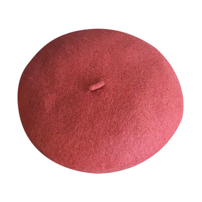 

Tailored Women Winter Warm Casual Solid Cap Wool Beret Hat Artist Hat Ski Cap