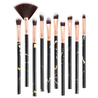 

10pcs Marble Eye Makeup Brush Set Multifunctional Brush Concealer Eyeshadow Brush Set