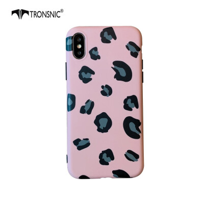 

TRONSNIC Leopard Print Phone Case for Samsung Galaxy S7 edge S8 S9 Plus Note 8 9 Blue Pink Yellow Case Matte Silicone Cover