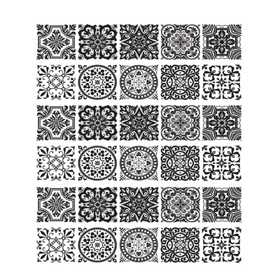 

6 PcsSet 3D Landscape Self-adhesive Stairs Risers Stickers Mural Staircase Stickers Wallpaper Decor