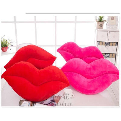 

Red Lips Shape Sofa Pillow Case Cotton Fashion Throw Cushion Cover Home Decor