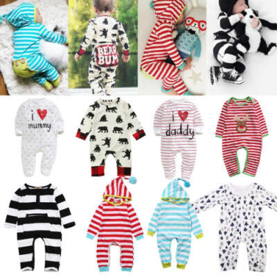 

Newborn Infant Baby Boy Girl Kids Romper Jumpsuit Cotton Bodysuit Clothes Outfit