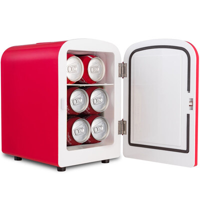 

Portable Mini Fridge Cooler&Warmer Auto Car Boat Home Office AC & DC Red