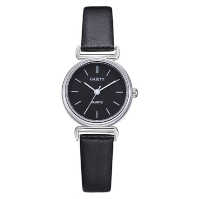 

Womens watch GAIETY brand quality PU leather retro womens quartz watch belt watch