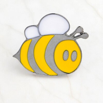 

Fly Insect Brooch Kids Girls Clothes Accessories Black Yellow Enamel Pin Jewelry Cartoon Cute Bee New Fashion Brooches