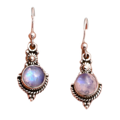 

Rainbow Moonlight Jewelry Ring Earrings