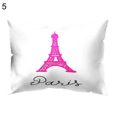 

Love Cat Butterfly Tower Pillow Case Cushion Cover Sofa Bed Car Cafe Hotel Decor