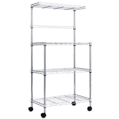 

3-Tier Kitchen Microwave Baker Stand Storage Cart Rack