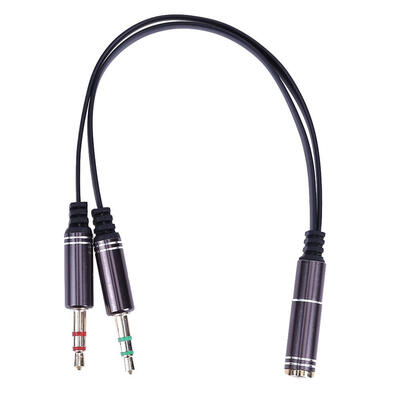 

35mm Stereo Audio Y Splitter 1 Jack Female to 2 Male Headphone Adapter Cab