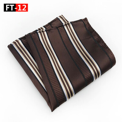 

Mens handkerchief square 2019 polyester material fashion striped wild suit pocket towel dress square