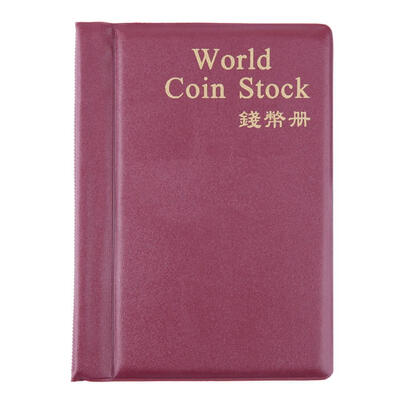 

PVC Coin Album Holders 10 Pages 120 Pockets Coin Collection Storage Book
