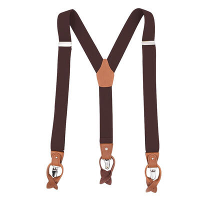 

Fashion Men Elastic Belt Suspenders Adjustable 6 Clips Braces for Trousers