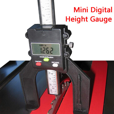 

〖Follure〗Mini Digital Height Gauge Fence Rule Repeat Setting Measure Slot Flat