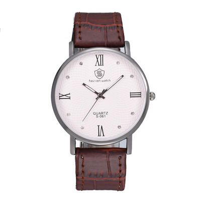 

Cross-border new mens fashion business belt watch Luo