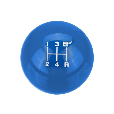 

5 Speed Universal Gear Shift Knob Round Ball Car MT Manual Shifter Lever M10X15 Aluminum