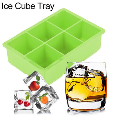 

Silicone Ice Cube Maker 6 Cavities Chocolate Candy Tray Mold Kitchen Cooking Tools Ice Cube Maker Ice Cube Tray
