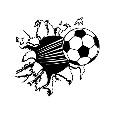 

〖Follure〗Soccer Living Room Bedroom Background Removable Wall Stickers Waterproof