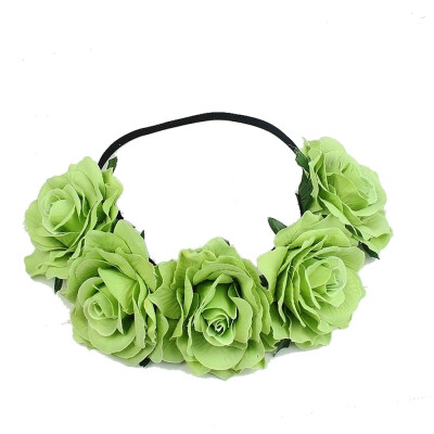 

〖Follure〗Fashion Women Girls Flower Head Hollow Elastic Hair Band Headband Wedding Party