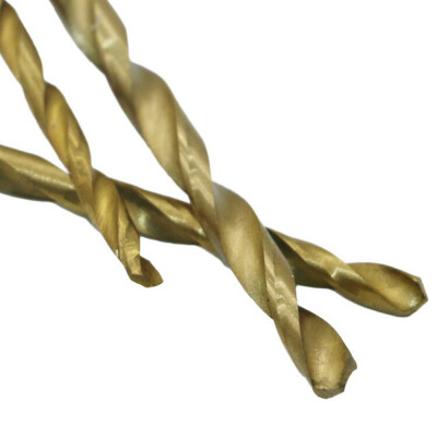 

Siaonvr 60 Pcs High Speed Steel Titanium Coated Hex Shank Screwdriver Twist Drill Bit