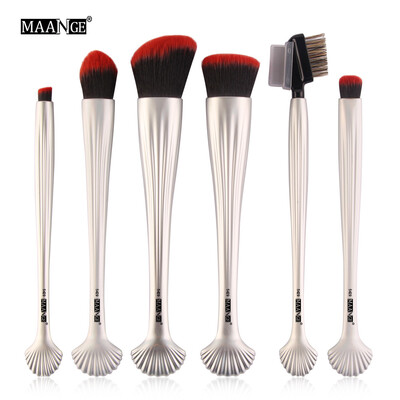 

Toponeto New 6pcs Cosmetic Makeup Brush Blusher Eye Shadow Brushes Set Kit